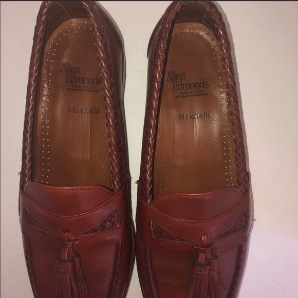 Allen Edmonds braided loafers sz 9.5c